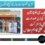 آئی جی ایف سی بلوچستان (ساؤتھ) کی زیرِ صدارت پنجگور میں ڈسٹرکٹ کوآرڈینیشن کمیٹی کا اہم اجلاس