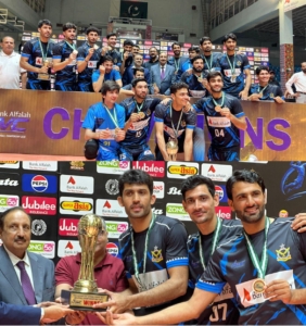 پاک فضائیہ کی ٹیم کی جانب سے 55ویں قومی والی بال چیمپئن شپ 2026 کا اعزاز اپنے نام لیا گیا 
