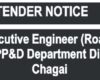 TENDER NOTICE: DPRQ/PRQ NO.1995/21-10-2026